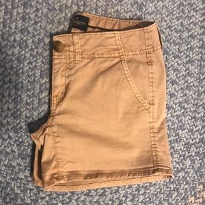 American Eagle Tan Khaki Short Shorts